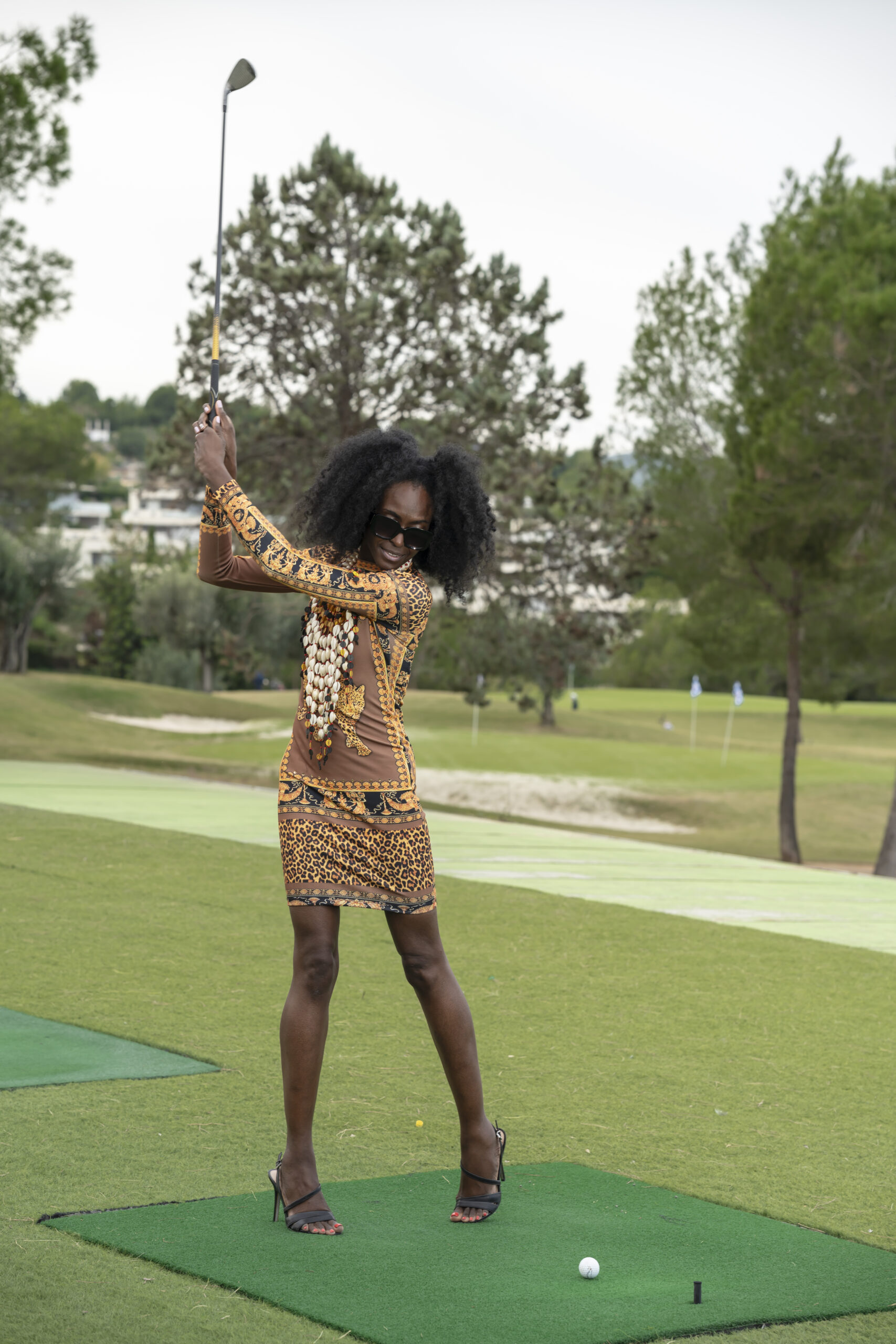 HRH Princess Keisha Omilana at El Bosque Golf Club scaled