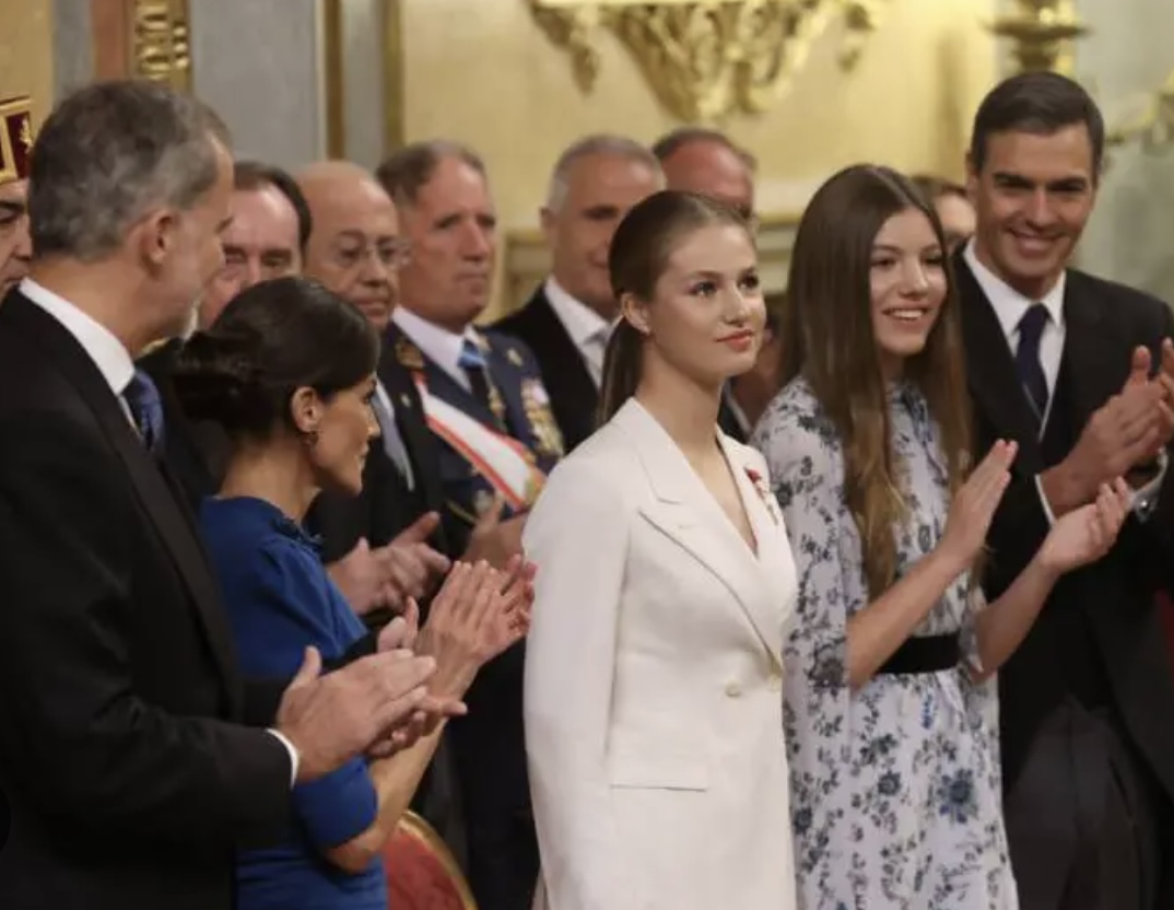 The future queen Princess Leonor of Spain is sworn in