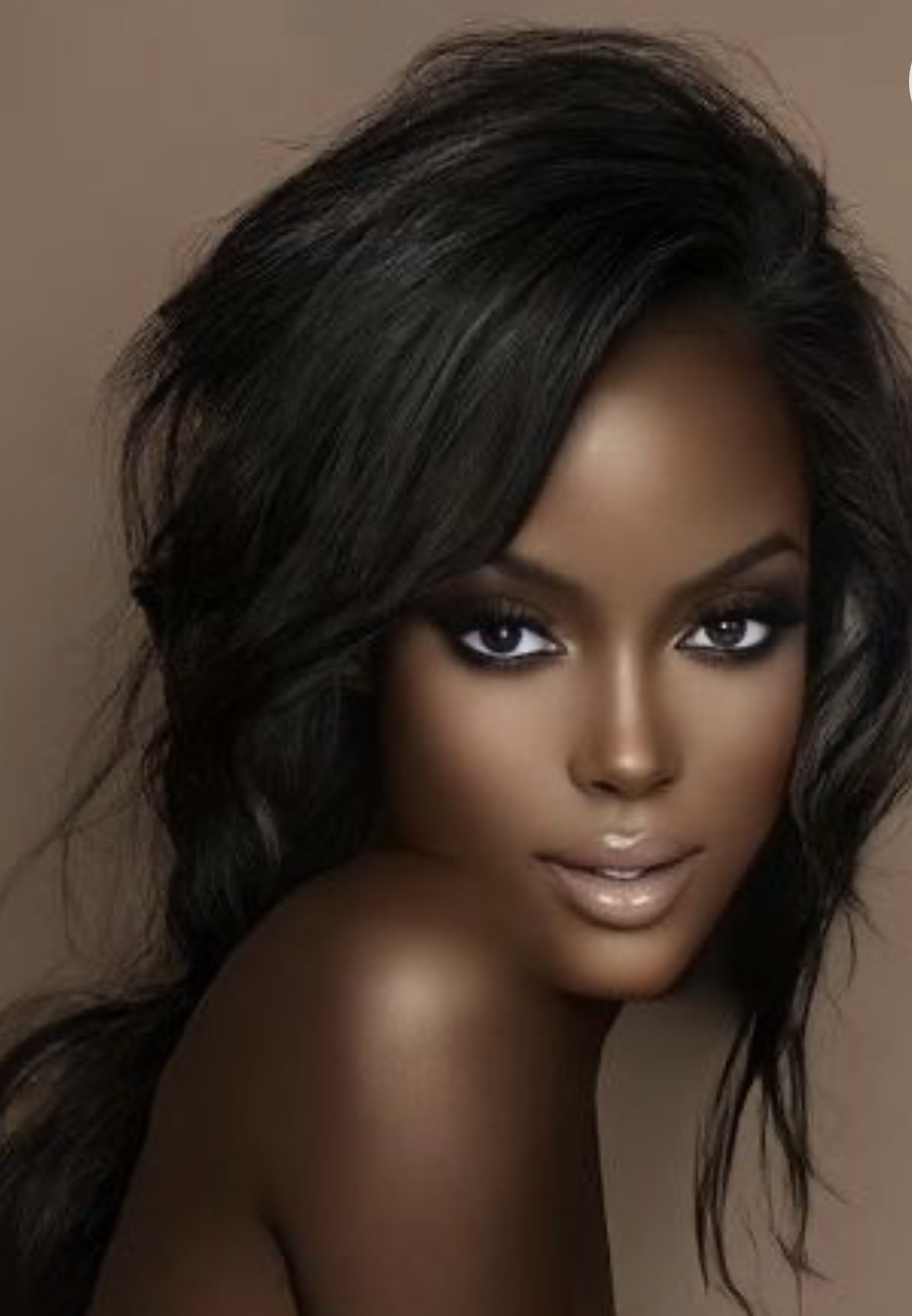 Beatiful color of eyes of black women
