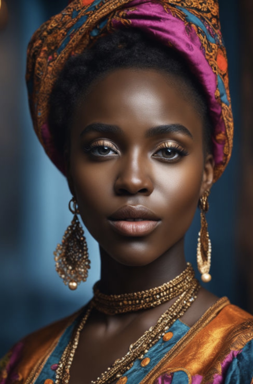 Beatiful color of eyes of black women22