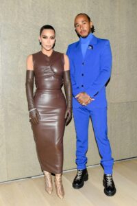 Kim Kardashian and Lewis Hamilton