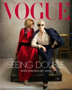 A Stylish Reunion: Anna Wintour and Meryl Streep