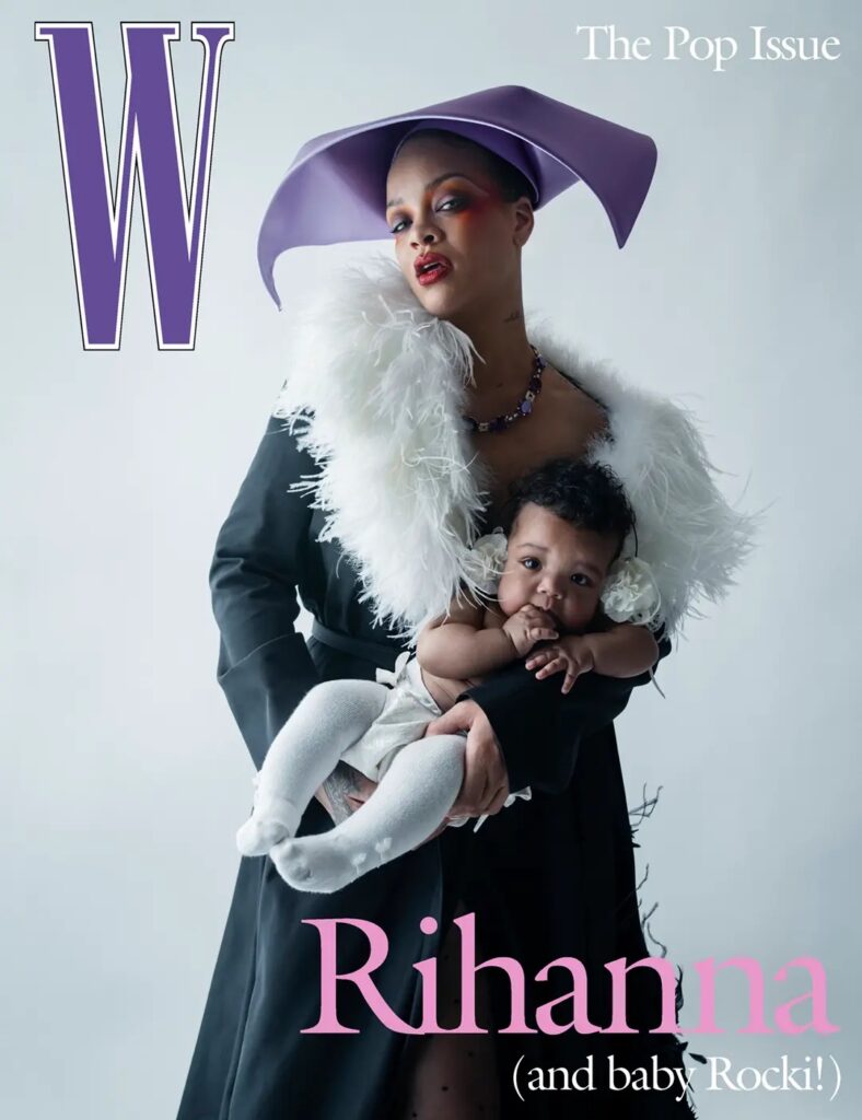 Rihanna and Baby Rocki Irish Make Haute Couture History
